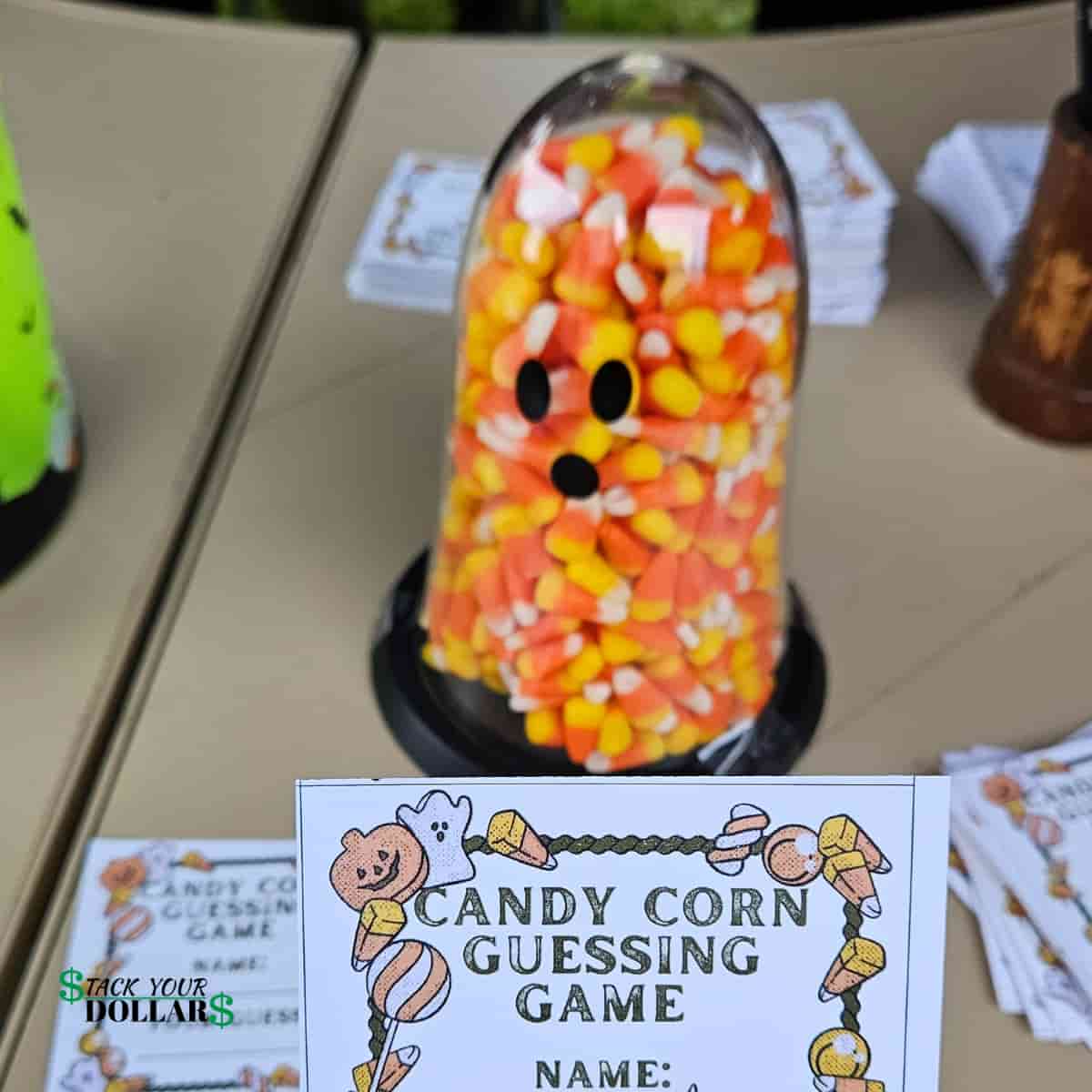 Candy corn guessing game