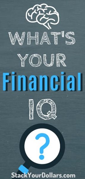 Pin: What's your financial IQ? Financial Literacy Test