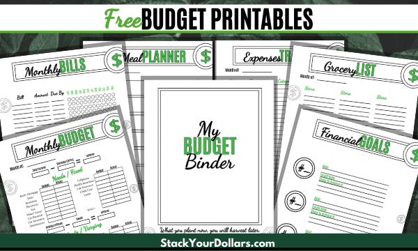 Free printable budget worksheet pdf downloads