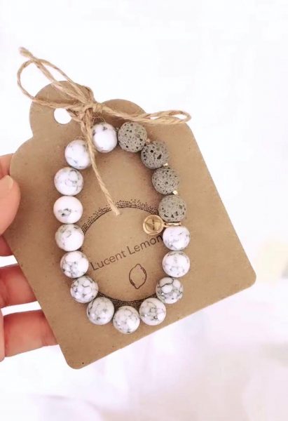 Essential oil diffuser bracelet