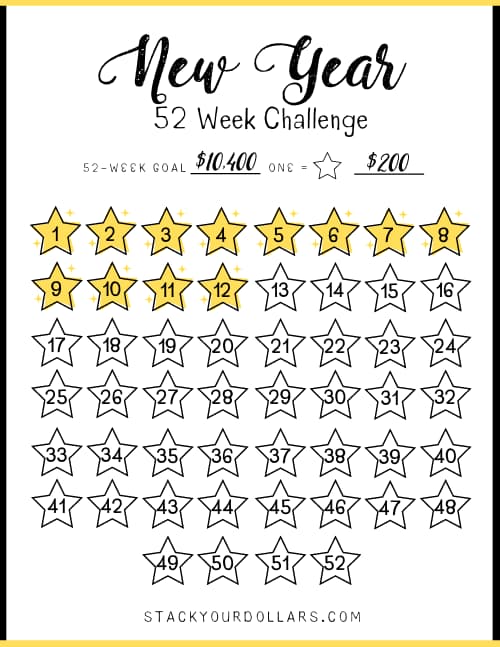 New Year 52-Week Challenge