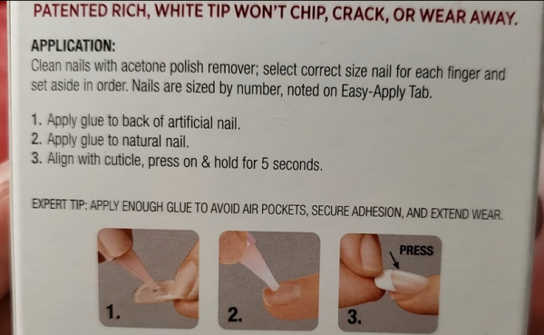 KISS Acrylic Nail Kit Instructions